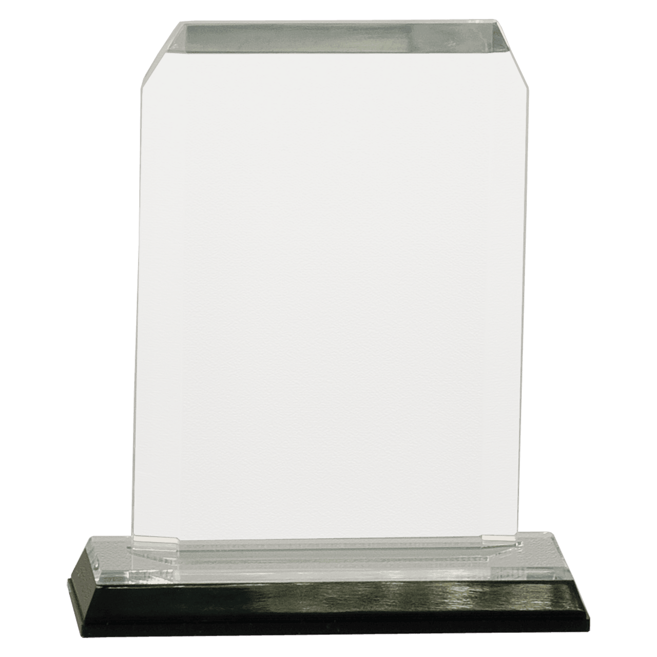 3 1/2" x 5 1/2" Gold Clipped Corner Impress Acrylic