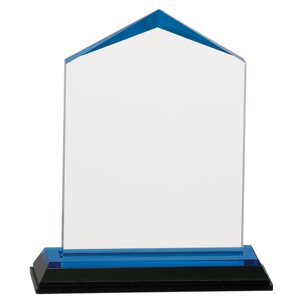 3 1/2" x 6 1/2" Blue Jewel Impress Acrylic
