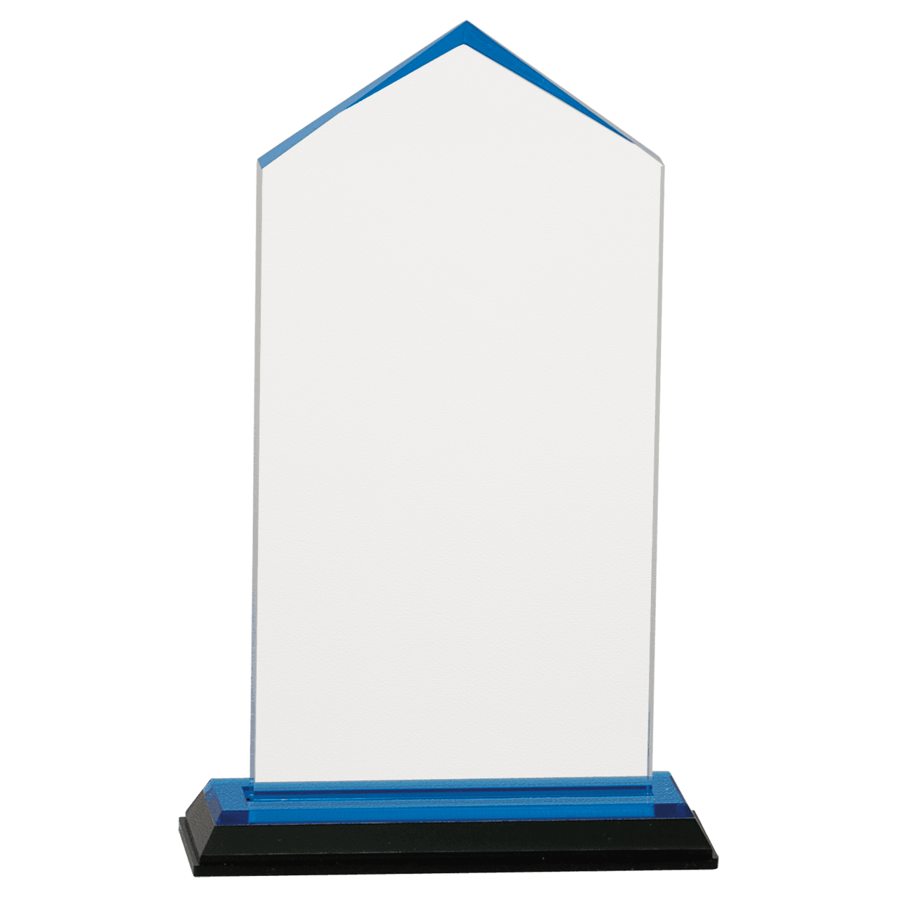 3 1/2" x 7 1/2" Blue Jewel Impress Acrylic