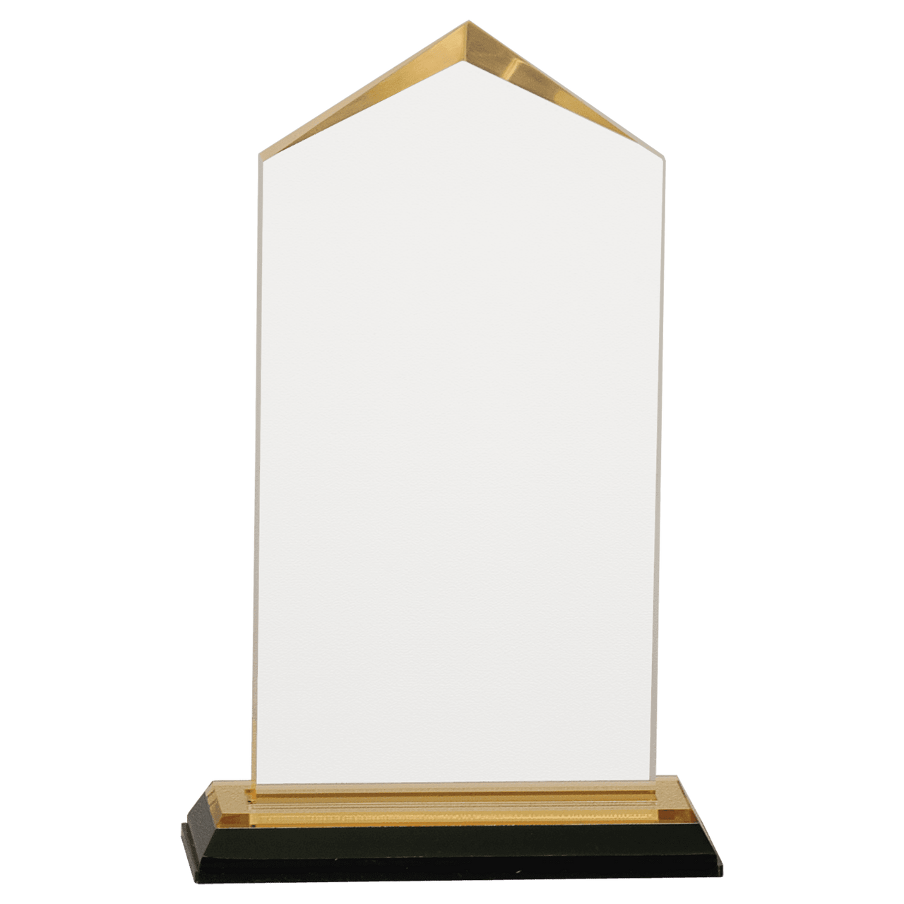 3 1/2" x 7 1/2" Gold Jewel Impress Acrylic