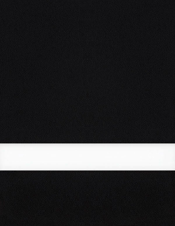 Undersize .020" Black/White Duets Flexible Contours Plastic