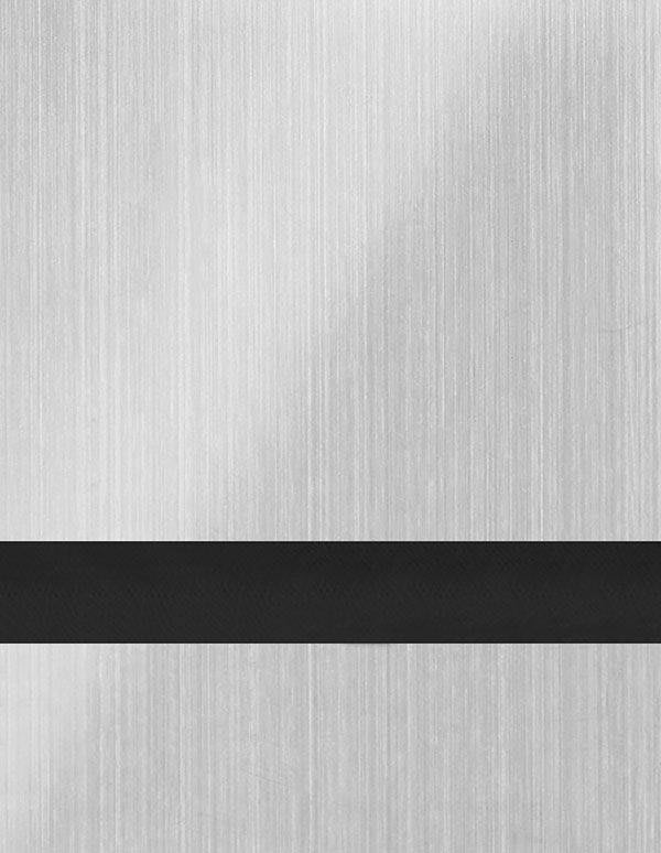 Undersize 1/16" Brushed Satin Gold/Black Duets Laser Indoor Plastic