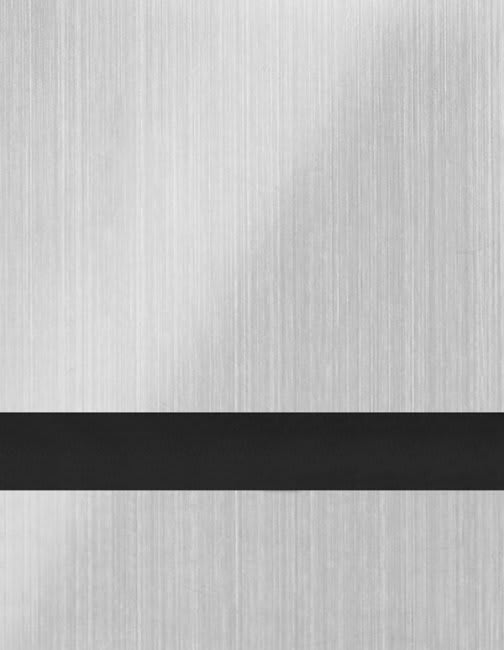 24" x 24" x 1/16" Brushed Aluminum/Black Duets Laser Indoor Plastic