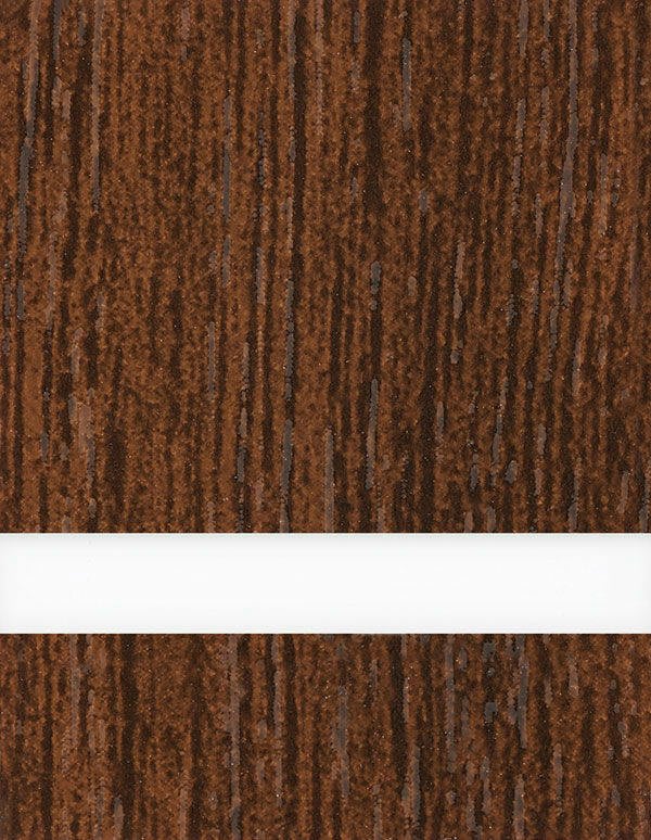 23 1/2" x 24" x 1/16" Walnut/White Duets Laser Indoor Plastic