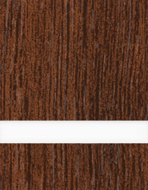 23 1/2" x 24" x 1/16" Walnut/White Duets Laser Indoor Plastic