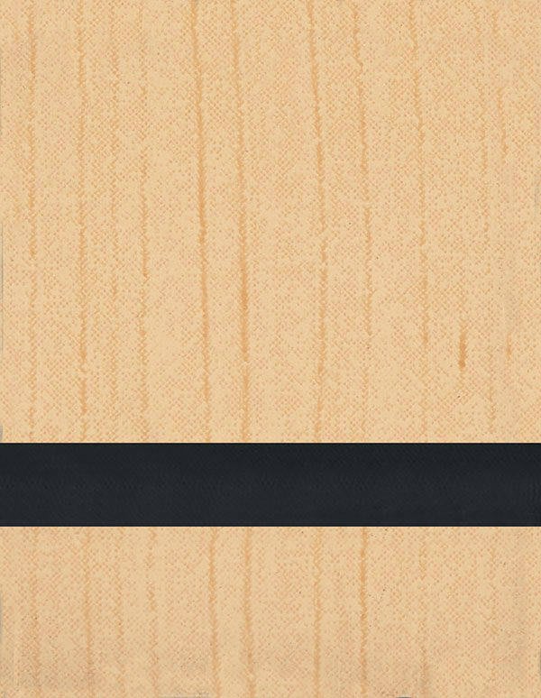 Undersize 1/16" Birch/Black Duets Laser Indoor Plastic