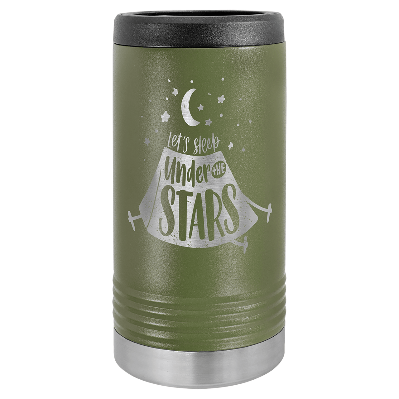 Polar Camel Olive Green Slim Beverage Holder