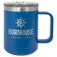 Thumbnail for Polar Camel 15 oz. Red Vacuum Insulated Mug with Slider Lid