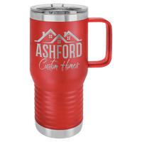 Thumbnail for Polar Camel 20 oz. Stainless Steel Vacuum Insulated Travel Mug with Slider Lid