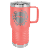 Thumbnail for Polar Camel 20 oz. Stainless Steel Vacuum Insulated Travel Mug with Slider Lid