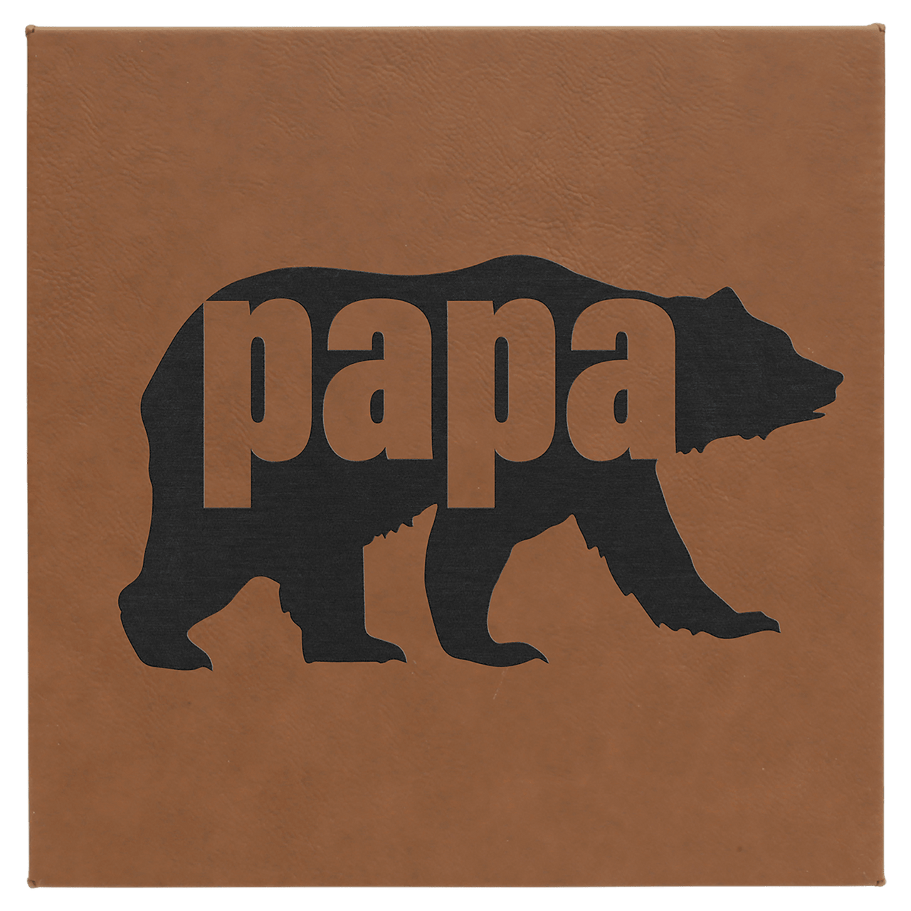 10" x 10" Teal Laserable Leatherette Wall Decor with Sawtooth Hanger