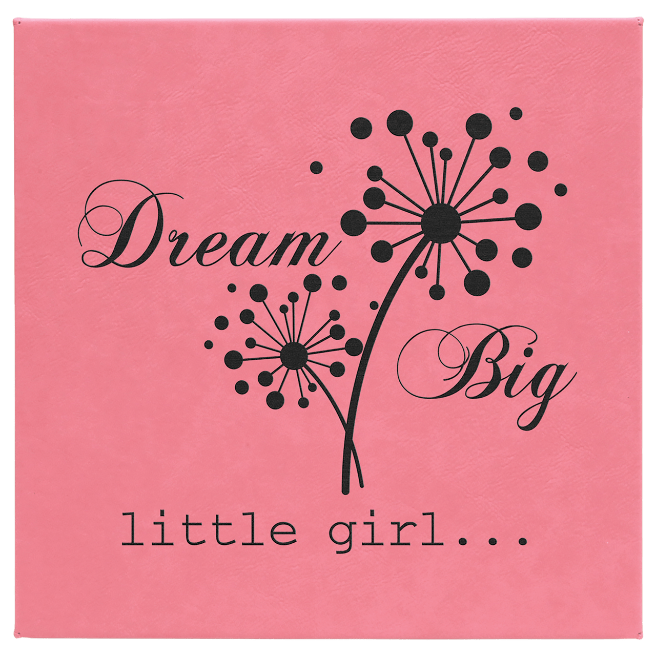 10" x 10" Teal Laserable Leatherette Wall Decor with Sawtooth Hanger