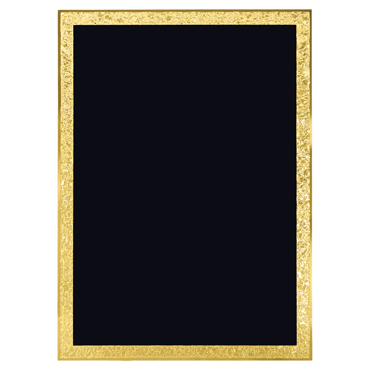 5" x 7" Blue Florentine Frame Designer Plaque Plate