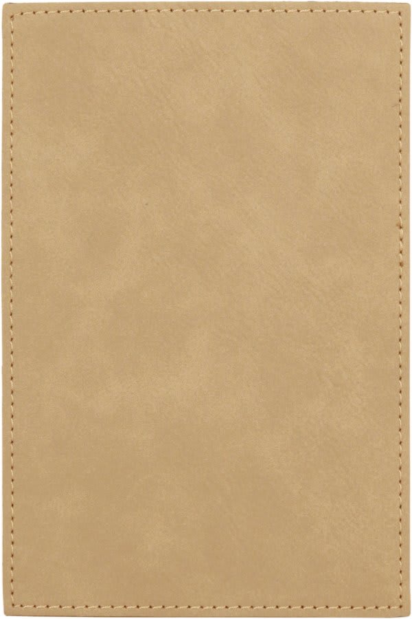 4" x 6" Rawhide Leatherette Plaque Plate