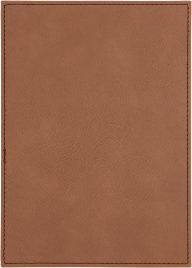 4" x 6" Rawhide Leatherette Plaque Plate