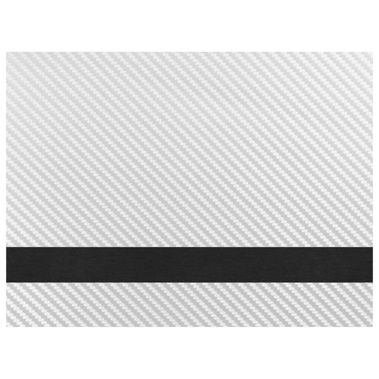 12" x 24" Black/Silver Carbon Fiber Laserable Leatherette Sheet Stock with Kota Pro Adhesive