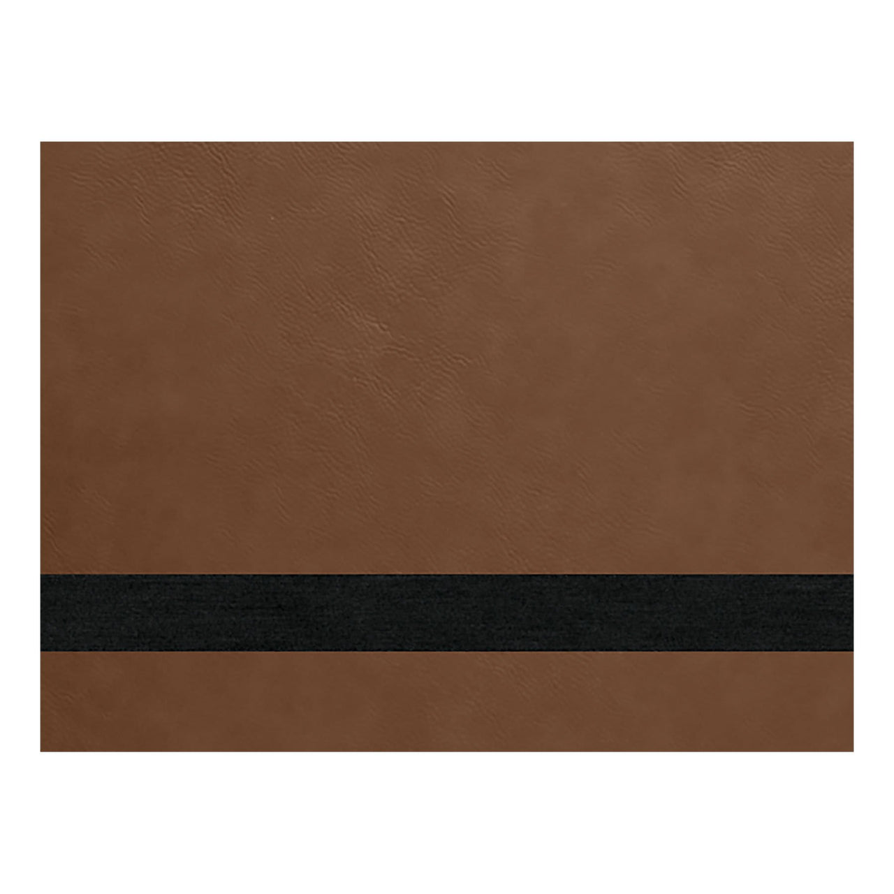 12" x 24" Black/Silver Laserable Leatherette Sheet Stock