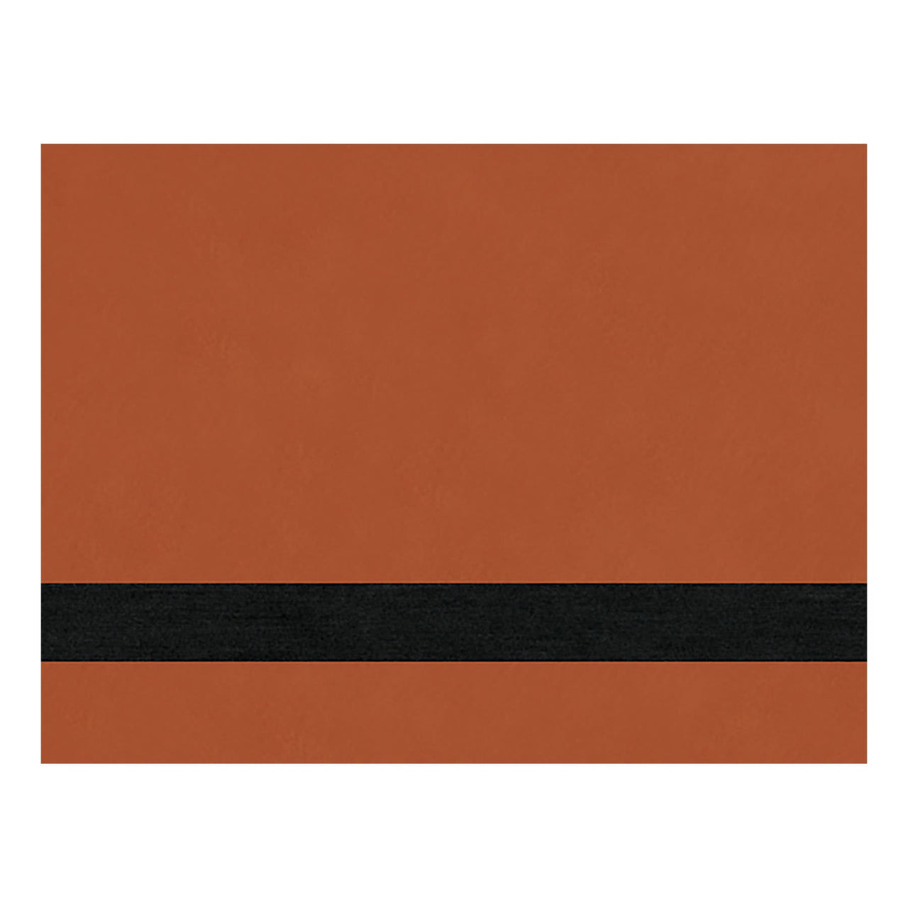 12" x 24" Black/Silver Laserable Leatherette Sheet Stock