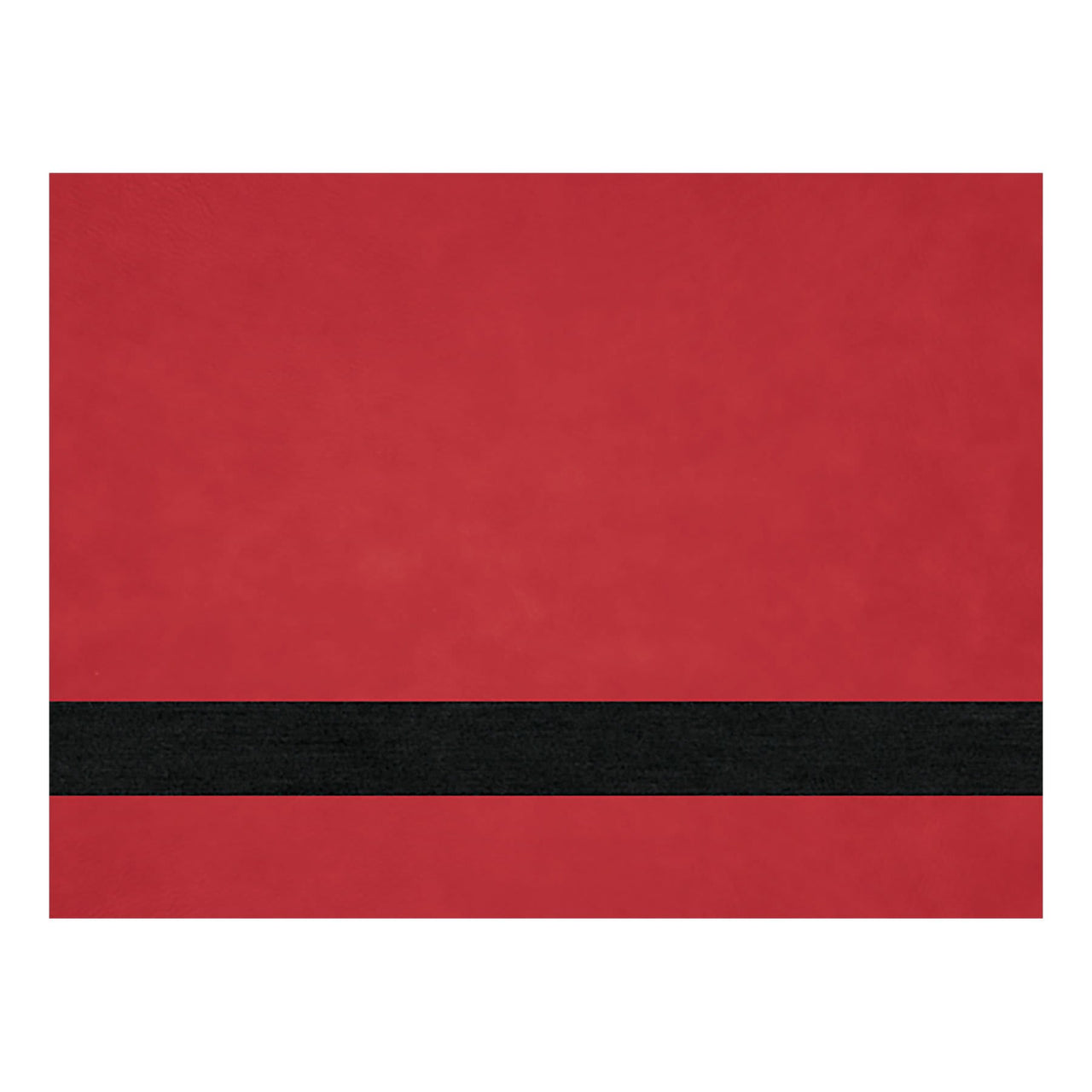 12" x 24" Black/Silver Laserable Leatherette Sheet Stock