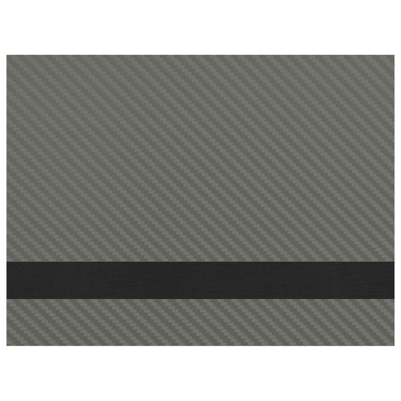 12" x 24" Black/Silver Laserable Leatherette Sheet Stock