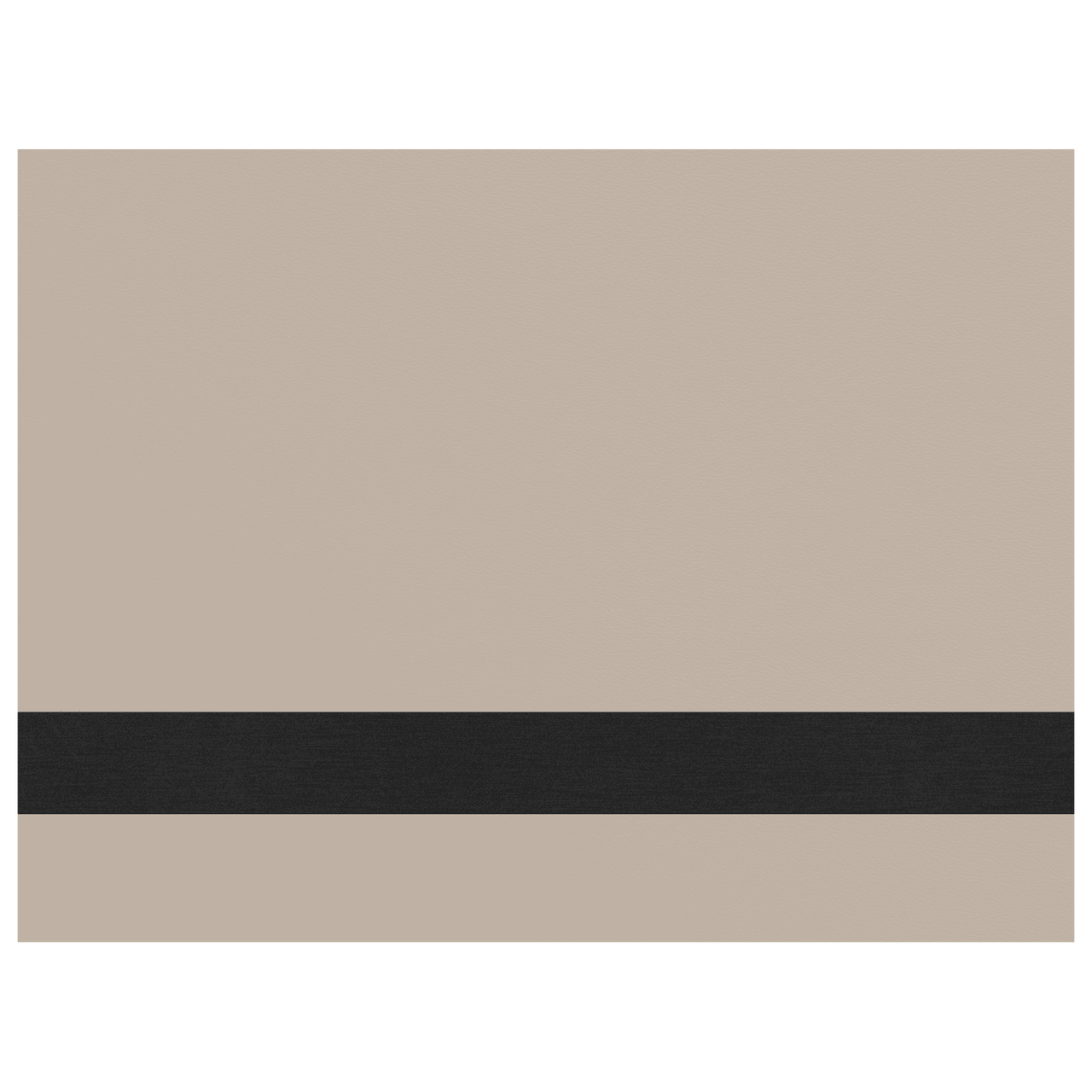 12" x 24" Black/Silver Laserable Leatherette Sheet Stock
