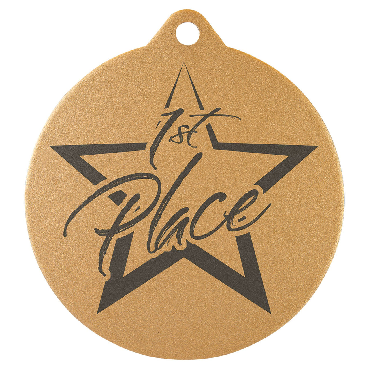 2" Laserable Bronze Medal