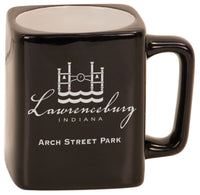 Thumbnail for 8 oz. Black Ceramic Square LazerMug