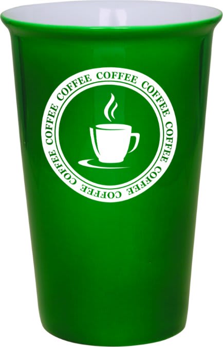 14 oz. Green Latte LazerMug