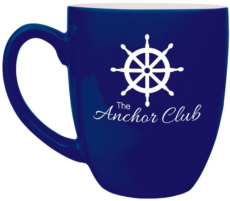 16 oz. Black Ceramic Bistro LazerMug