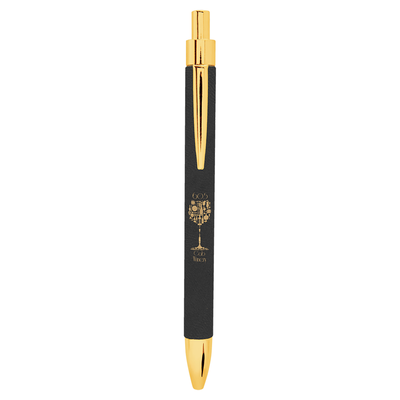 Pink Laserable Leatherette Pen