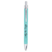 Thumbnail for Pink Laserable Leatherette Pen