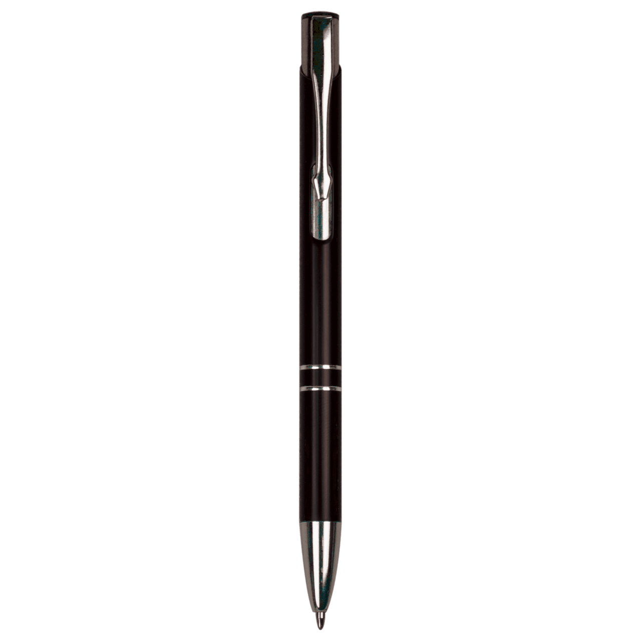 Green with Silver Trim Laserable Pen with Gripper