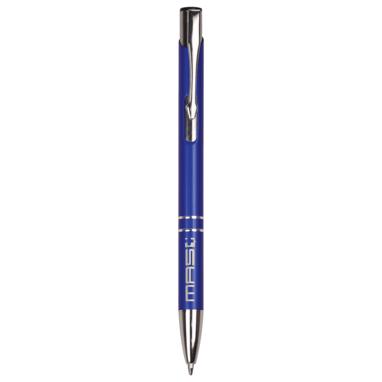 Green with Silver Trim Laserable Pen with Gripper