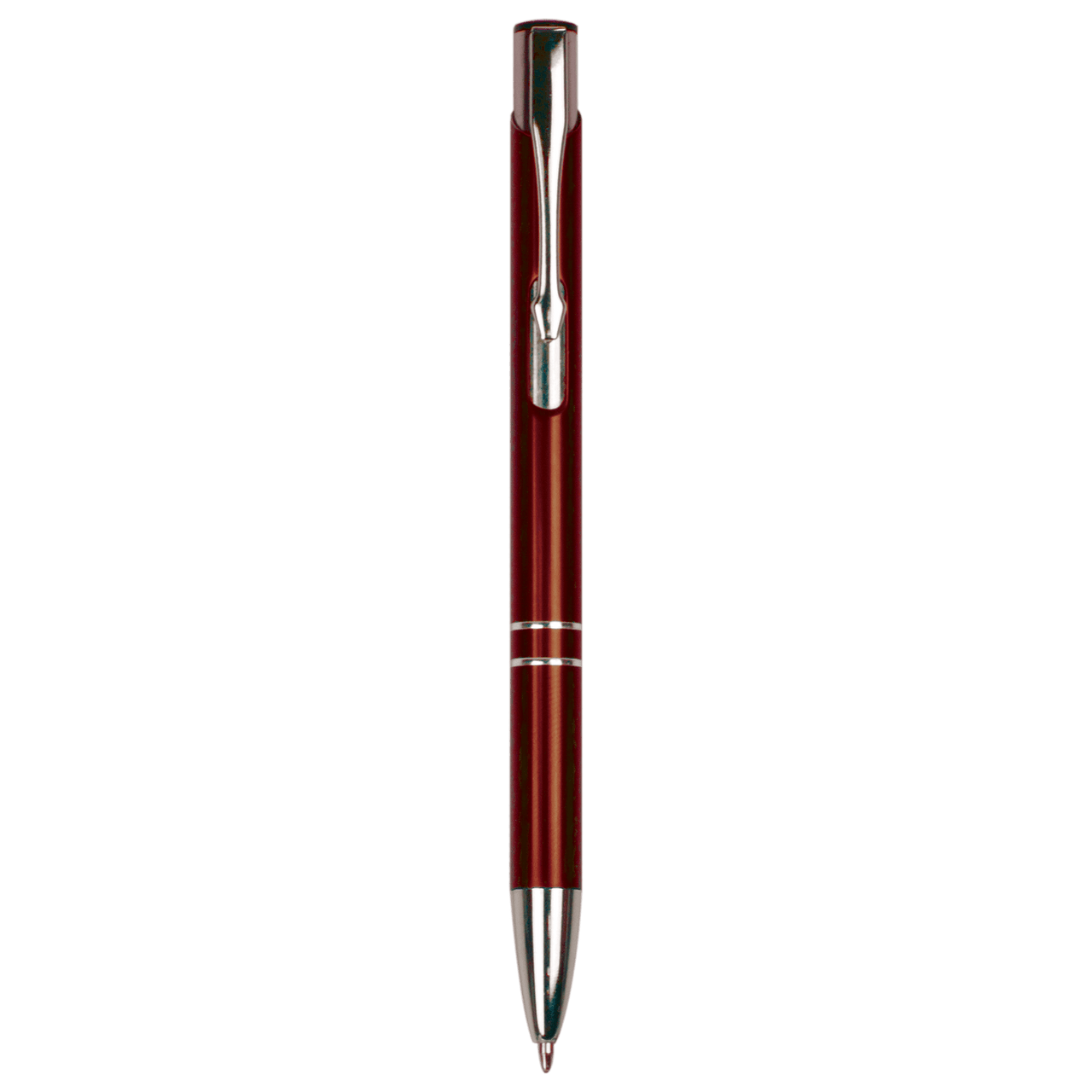 Green with Silver Trim Laserable Pen with Gripper