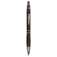 Thumbnail for Green with Silver Trim Laserable Pen with Gripper