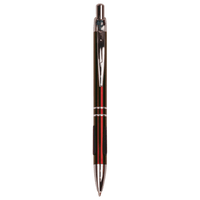 Thumbnail for Green with Silver Trim Laserable Pen with Gripper