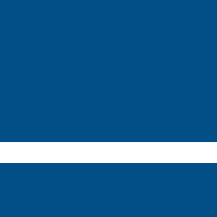 24 1/8" x 24 1/4" x 1/16" Matte White/Blue Laserable Plastic