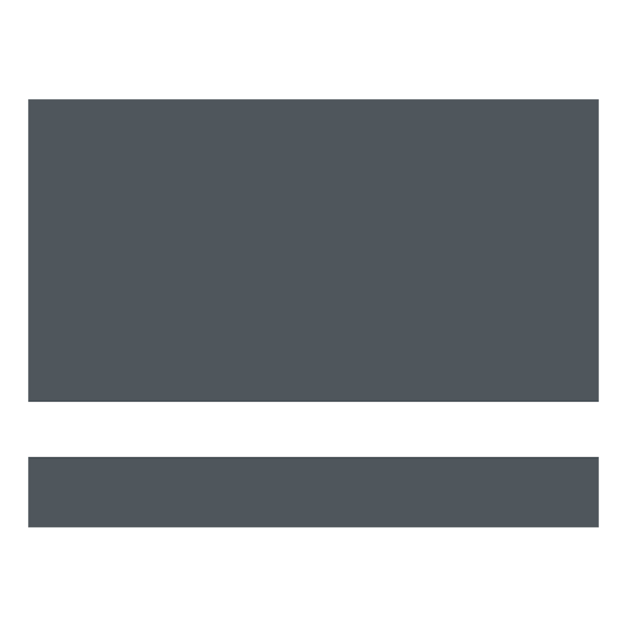 24 1/8" x 48 1/2" x 1/16" Matte White/Blue Laserable Plastic