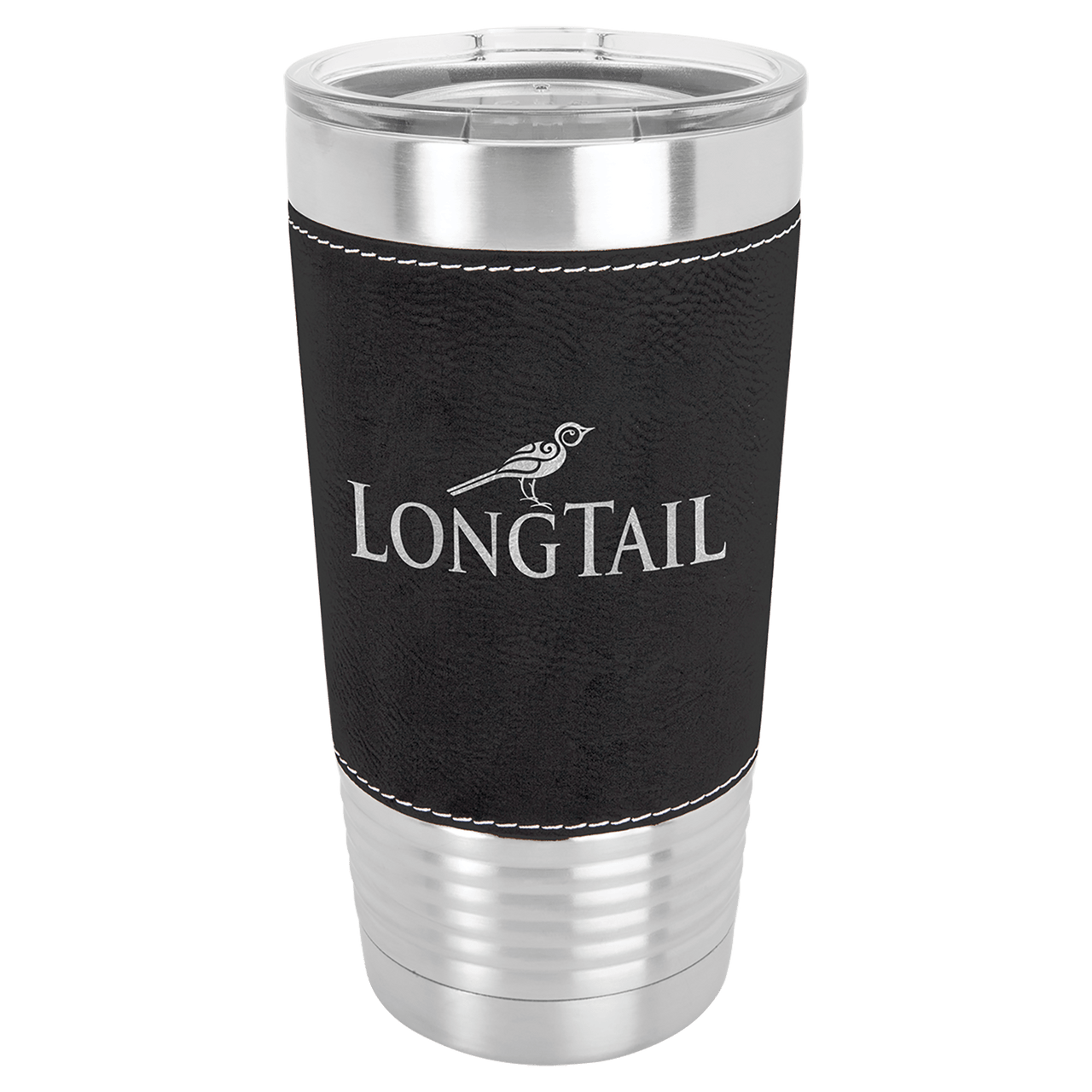 Polar Camel 20 oz. Leather Tumbler with Slider Lid and Clear Lid Options