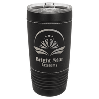 Thumbnail for Polar Camel 20 oz. Leather Tumbler with Slider Lid and Clear Lid Options