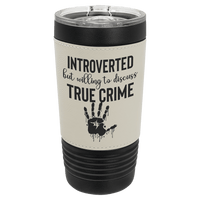 Thumbnail for Polar Camel 20 oz. Black with Rawhide Leatherette Tumbler with Slider Lid