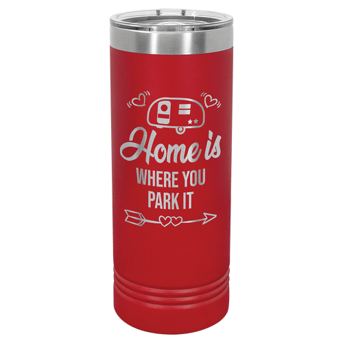 Polar Camel 22 oz. Red Skinny Tumbler with Slider Lid