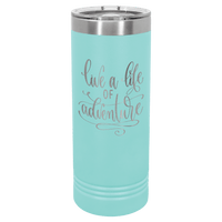 Thumbnail for Polar Camel 22 oz. Red Skinny Tumbler with Slider Lid