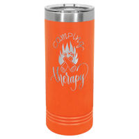 Thumbnail for Polar Camel 22 oz. Red Skinny Tumbler with Slider Lid