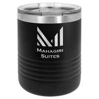 Thumbnail for Polar Camel 10 oz. Maroon Vacuum Insulated Ringneck Tumbler with Clear Lid