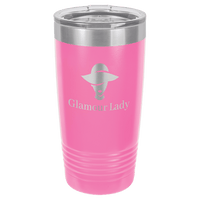 Thumbnail for Polar Camel 20 oz. Purple Vacuum Insulated Ringneck Tumbler with Clear Lid