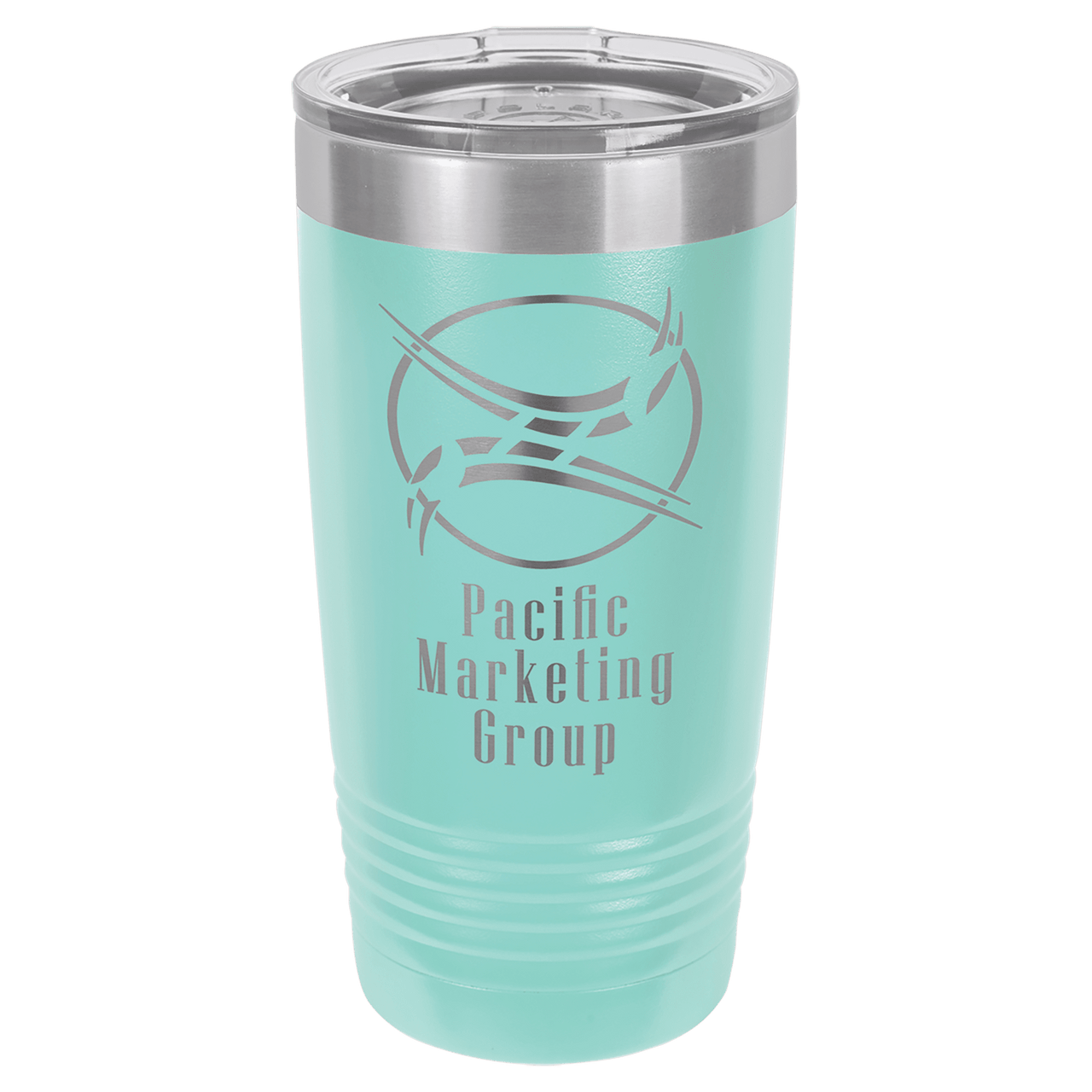 Polar Camel 20 oz. Purple Vacuum Insulated Ringneck Tumbler with Clear Lid