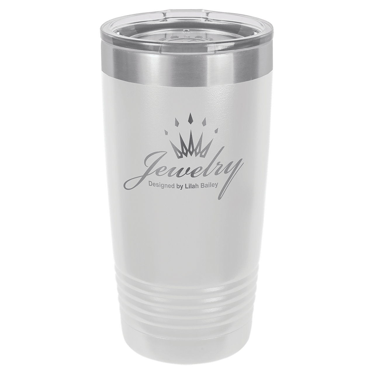 Polar Camel 20 oz. Purple Vacuum Insulated Ringneck Tumbler with Clear Lid