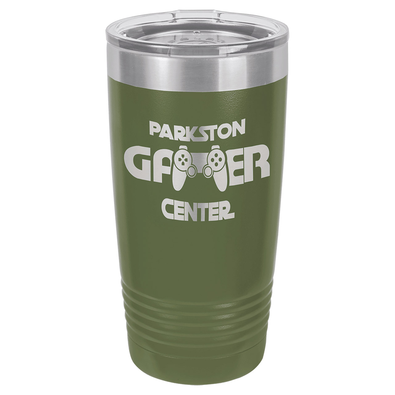 Polar Camel 20 oz. Purple Vacuum Insulated Ringneck Tumbler with Clear Lid