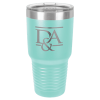 Thumbnail for Polar Camel 30 oz. Teal Ringneck Vacuum Insulated Tumbler with Clear Lid